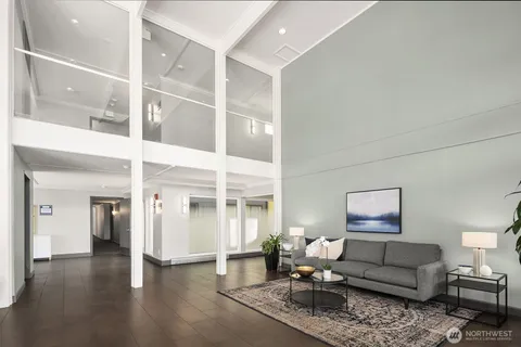 a view of a building with a street