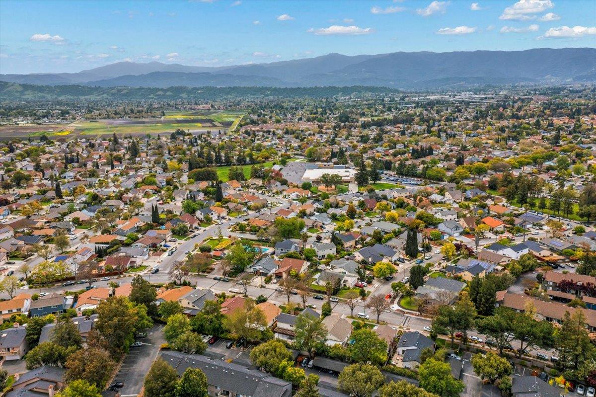 4118 Rosenbaum Avenue San Jose, CA 95136 - Photo 51 of 55 an aerial view of residential houses with outdoor space and mountain view