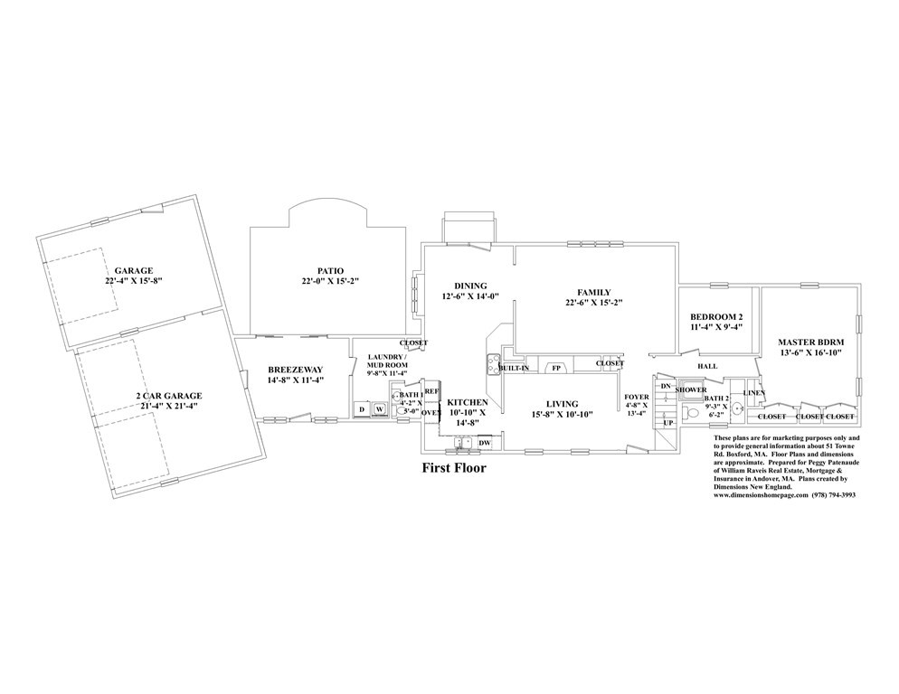 51 Towne Road Boxford, MA 01921 - Photo 38 of 39 a picture of a floor plan
