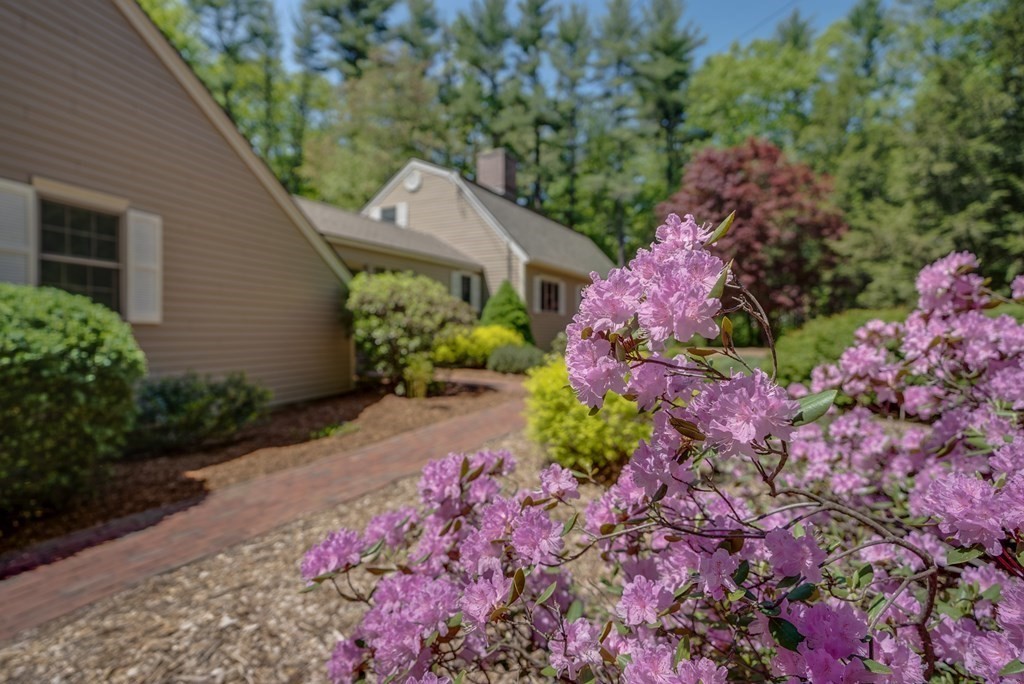 51 Towne Road Boxford, MA 01921 - Photo 6 of 39 a front view of a house with a yard and fountain