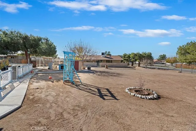 a view of residential houses with city view