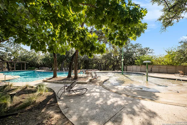 a view of backyard with tree