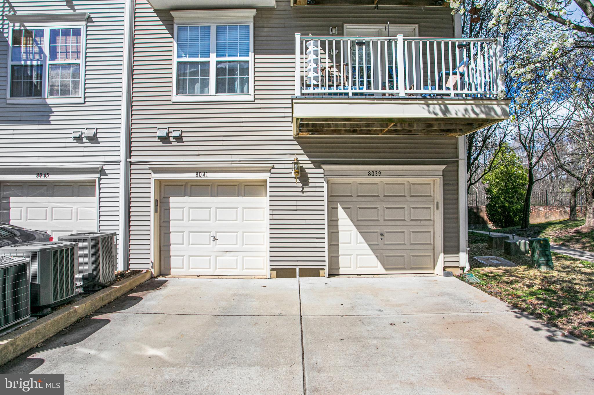 8041 Gatehouse Road, Unit 16 Falls Church, VA 22042 - Photo 32 of 43 Attached garage with driveway