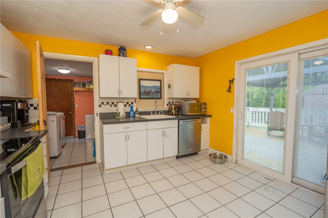 198 Carpenter Road Scituate, RI 02825 - Photo 6 of 27 Kitchen, Sliders To Deck