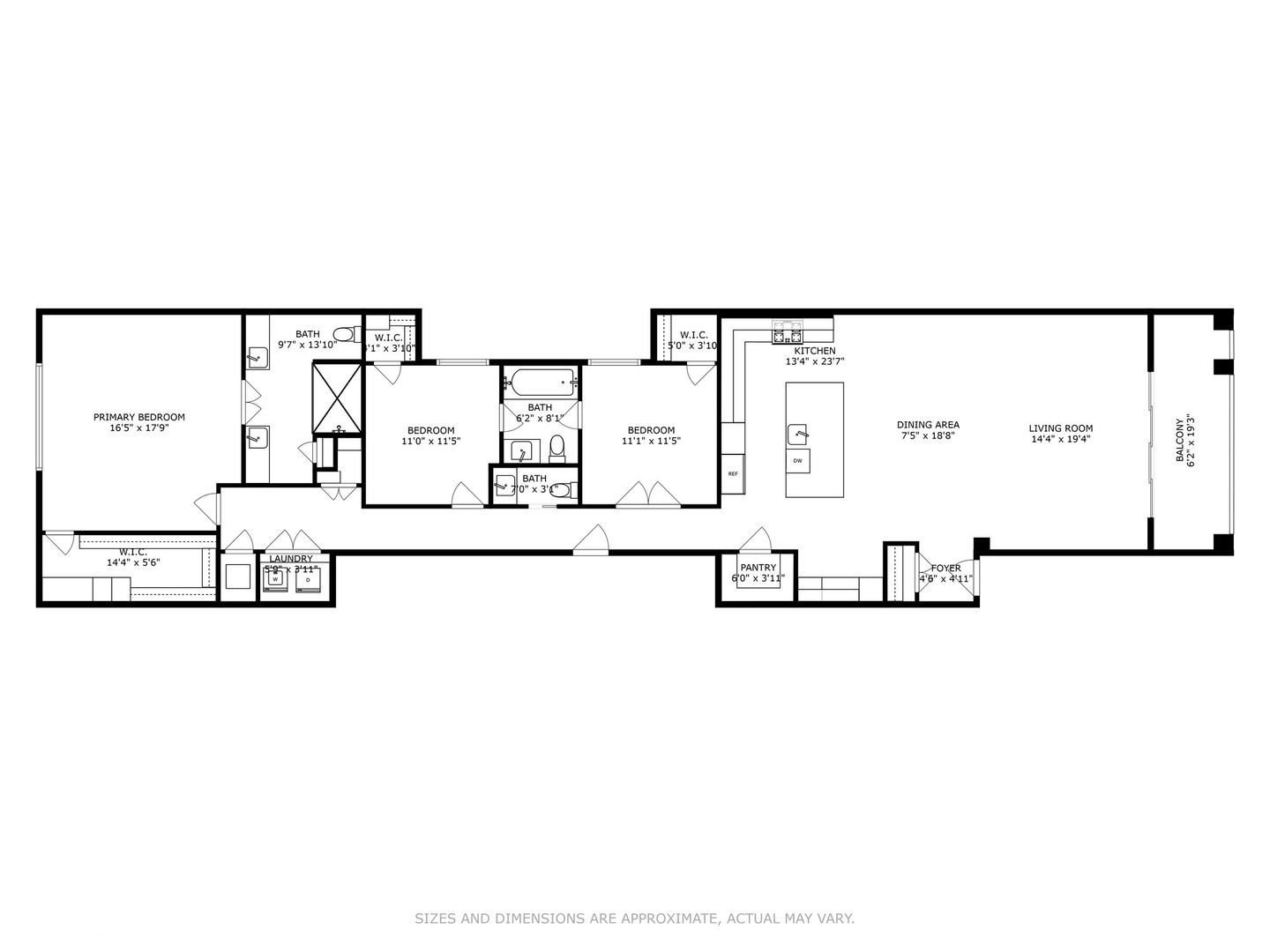 220 South Green Street, Unit 3N Chicago, IL 60607 - Photo 34 of 34 a picture of a bathroom with a sink and a white wall