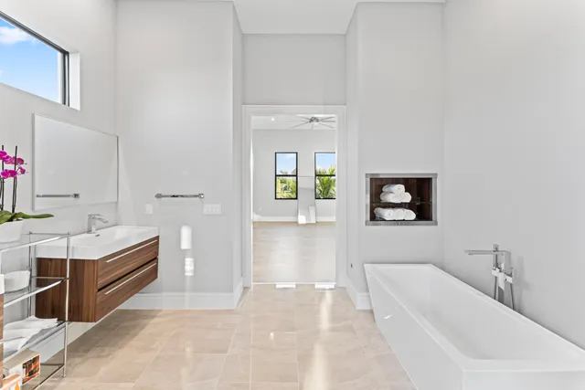 a living room with furniture fireplace and flat screen tv