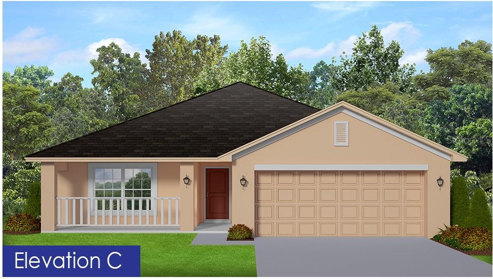 4529 Sutherland St Spring Hill, Unit LOT 4 Spring Hill, FL 34609 - Photo 1 of 1 a front view of a house with a garage