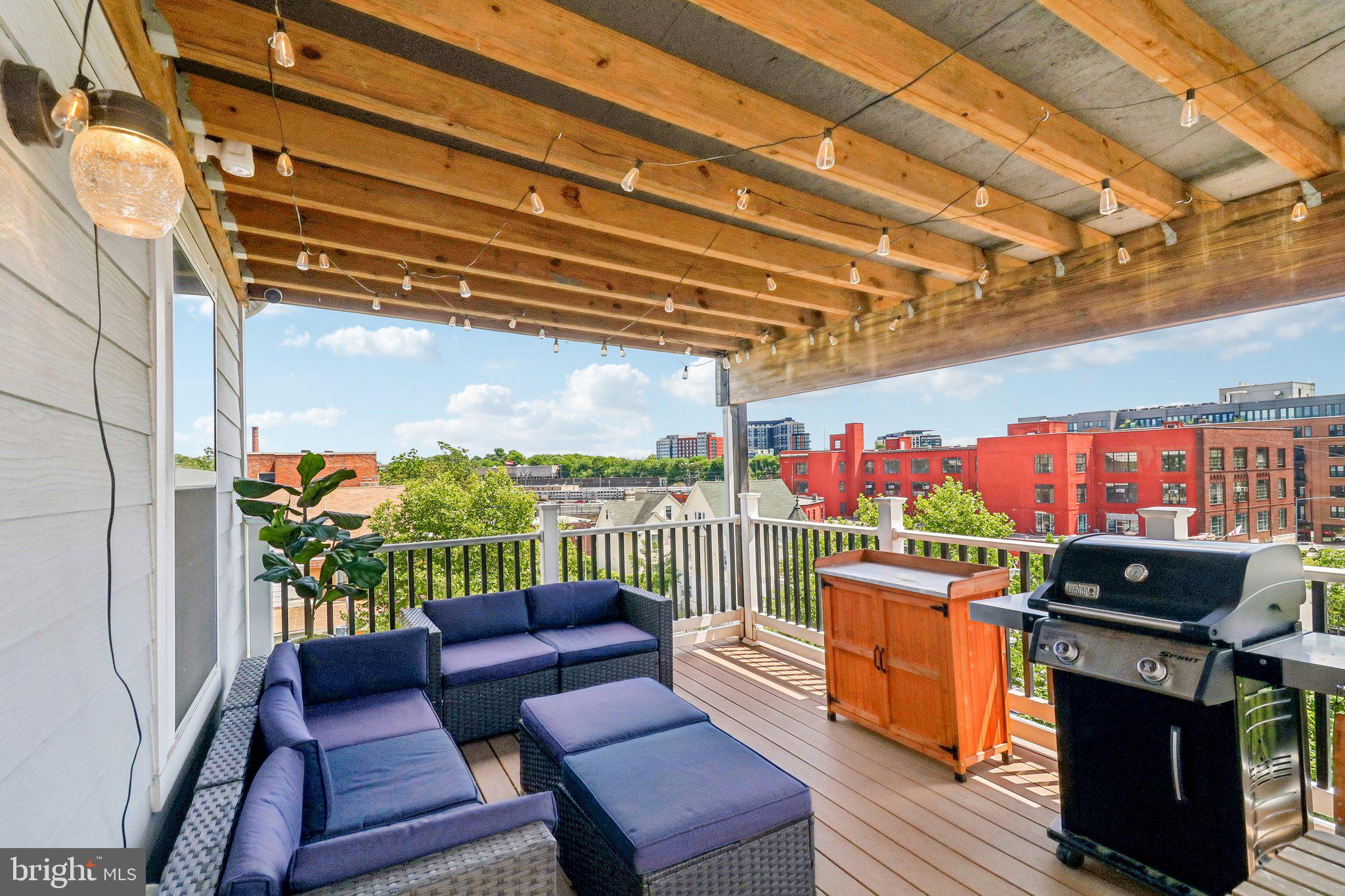 233 S Street Northeast, Unit 5 Washington, DC 20002 - Photo 34 of 41 Charming rooftop retreat with skyline views.