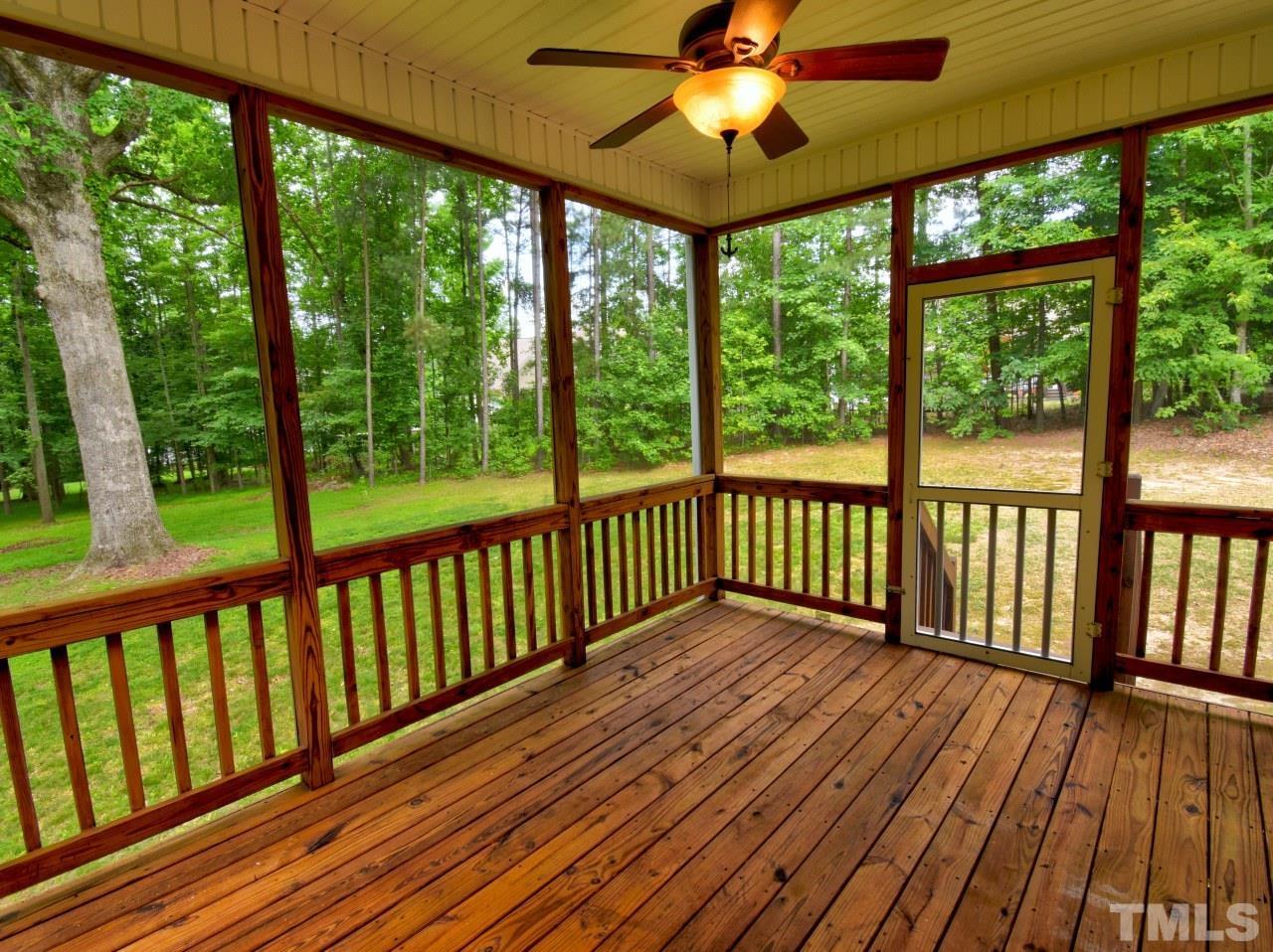 64 Hackney Trail Clayton, NC 27527 - Photo 27 of 30 a view of a balcony with wooden floor