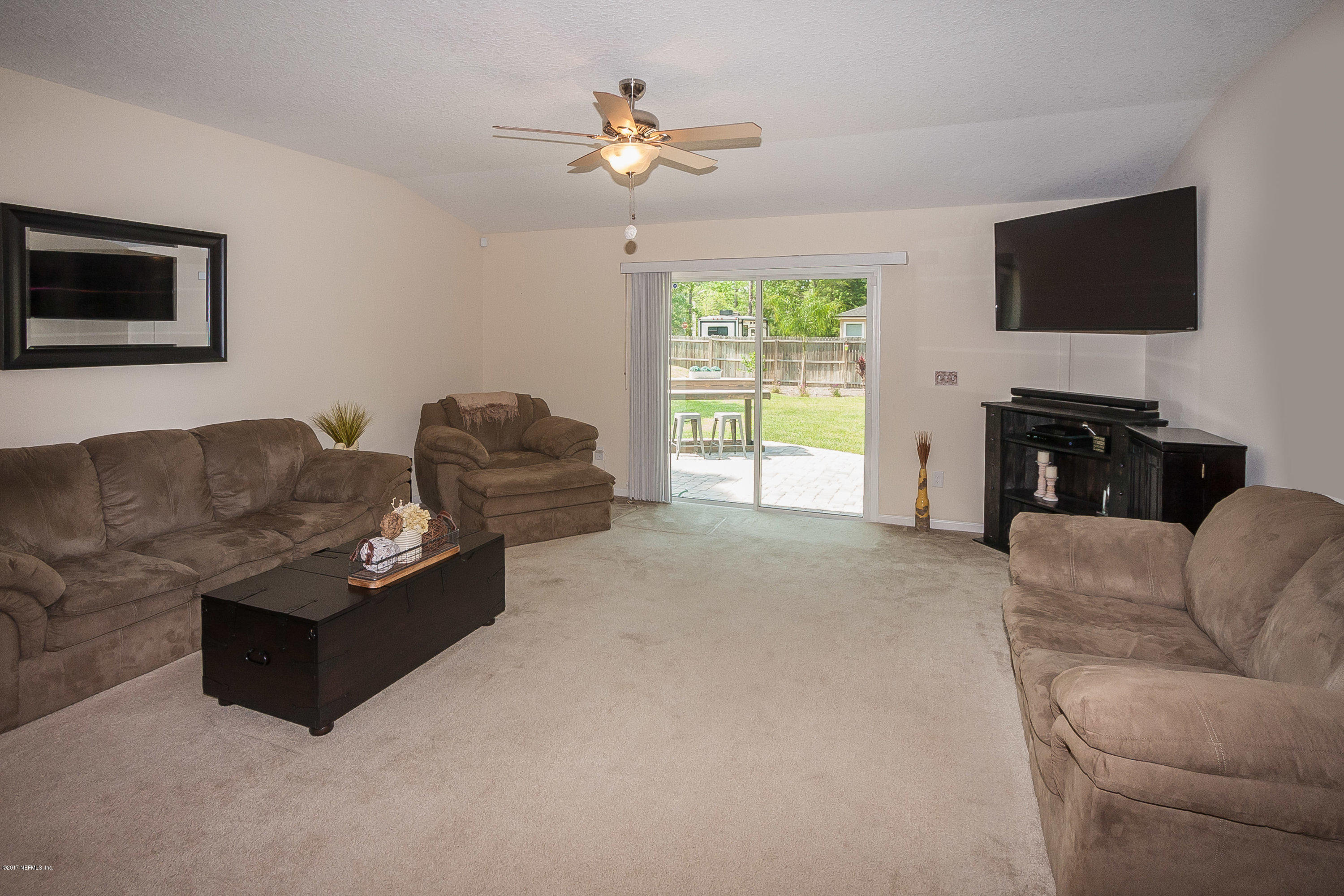 13695 Macapa Road Jacksonville, FL 32224 - Photo 20 of 29 Family Room to Backyard