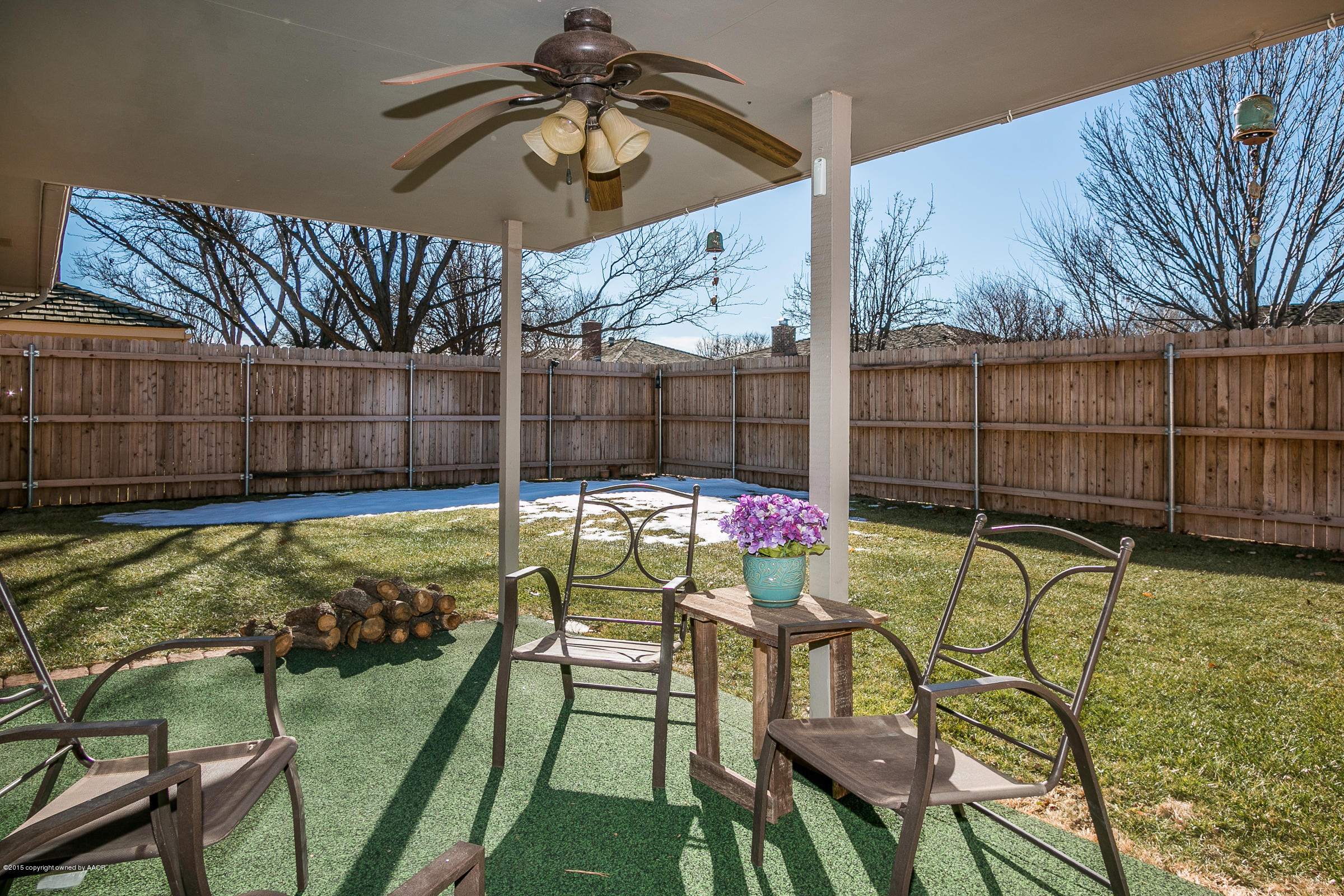 5104 While A Way Road Amarillo, TX 79109 - Photo 19 of 23 Yard From Patio