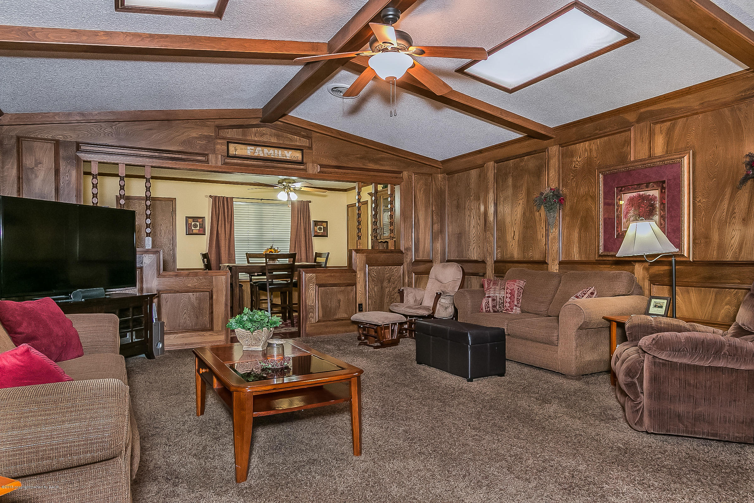 5104 While A Way Road Amarillo, TX 79109 - Photo 5 of 23 Living Room Toward Dining