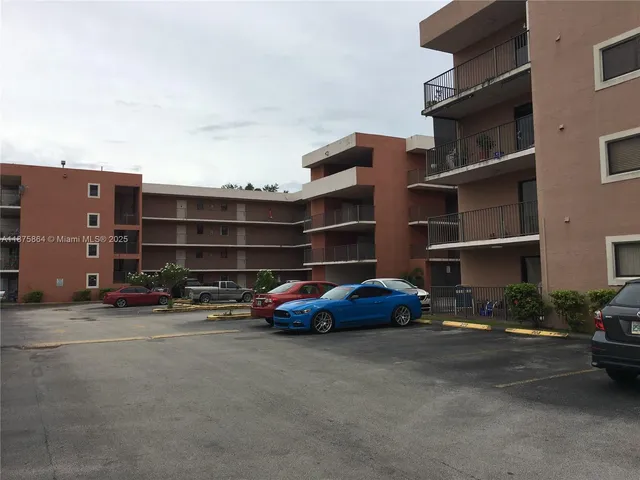 a car parked in front of a building