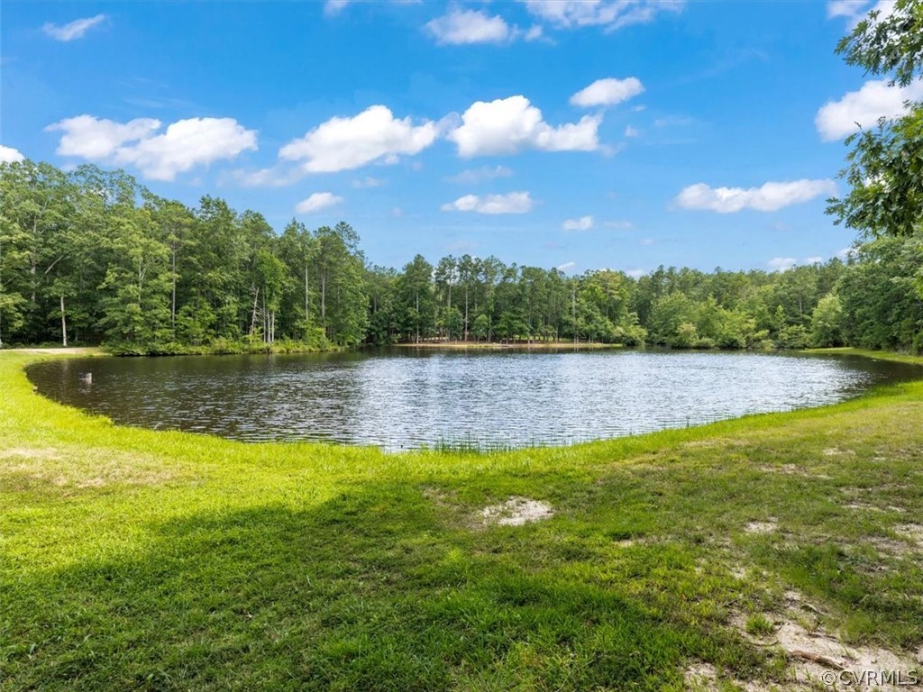 13030 River Road Chesterfield, VA 23838 - Photo 45 of 50 a view of a lake with houses in the back