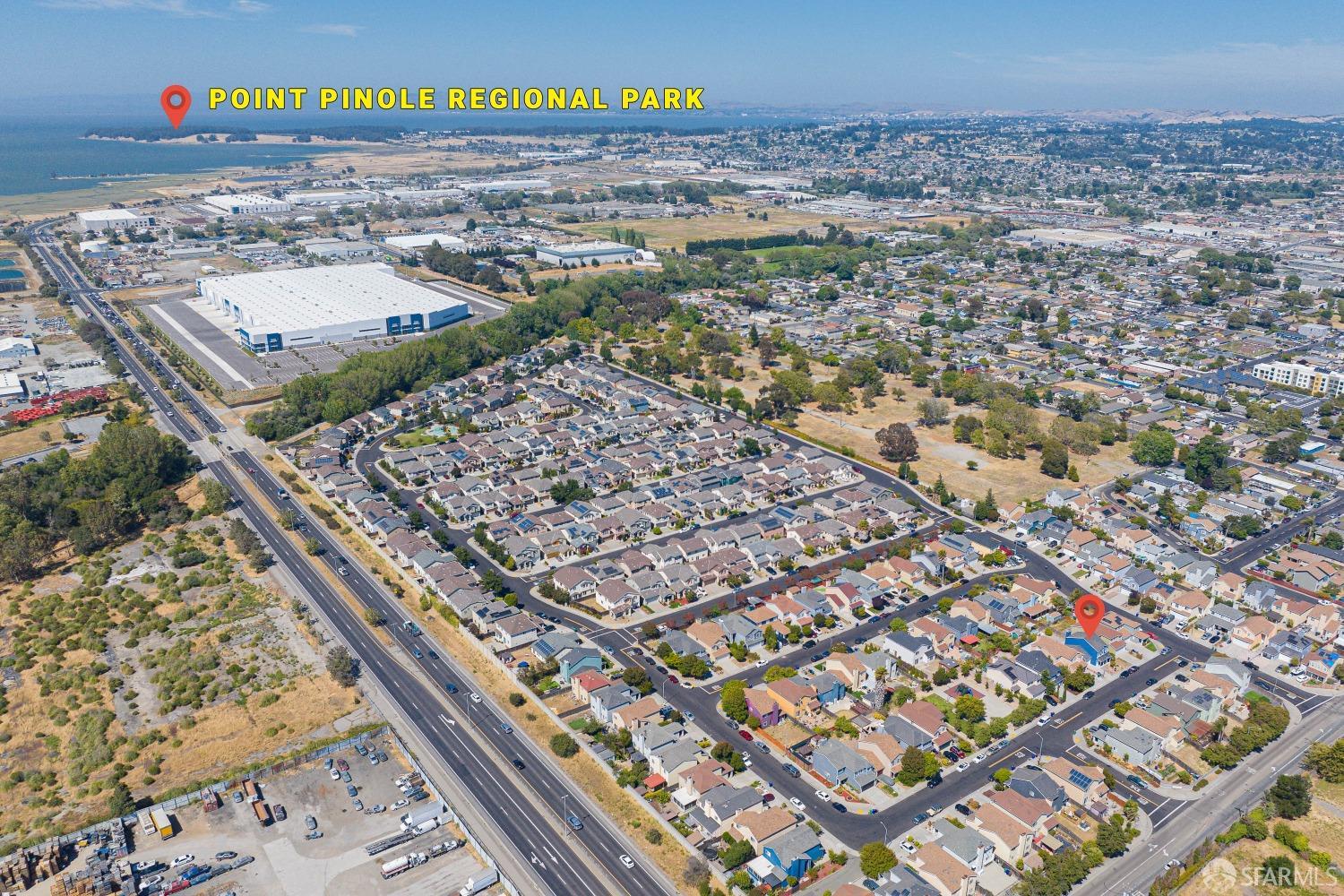 117 Malcolm Drive Richmond, CA 94801 - Photo 6 of 37 an aerial view of a city