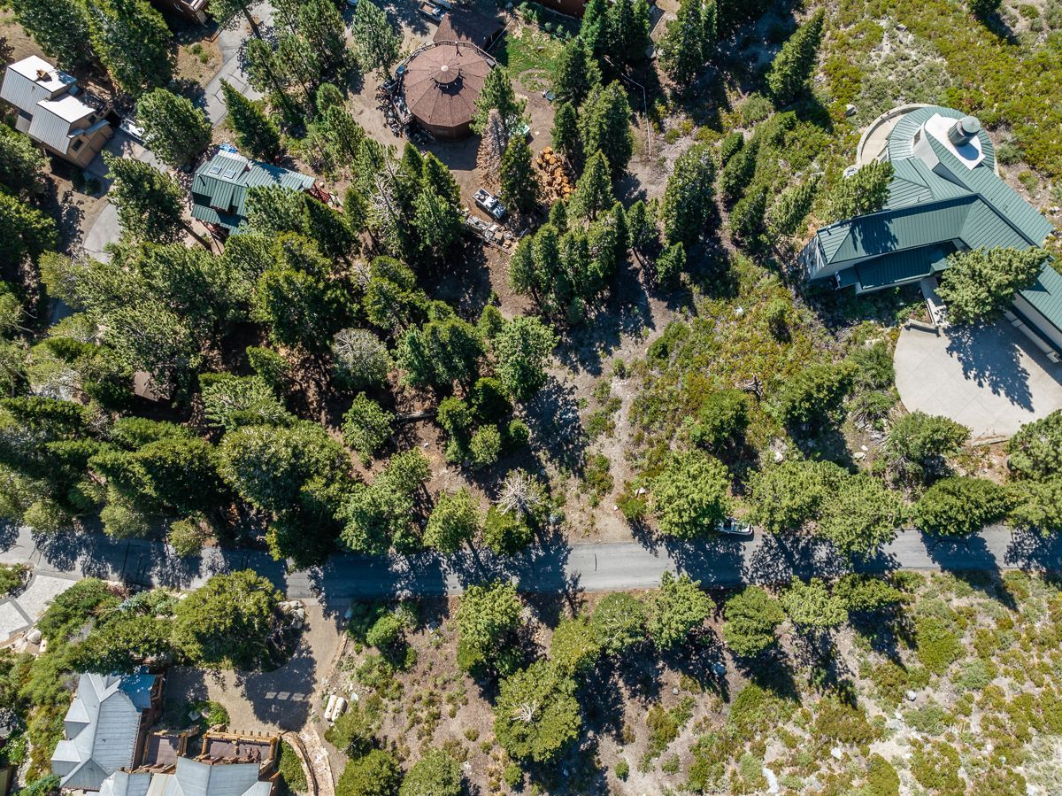 135 Summit Street Mammoth Lakes, CA 93546 - Photo 4 of 15 an aerial view of residential house with outdoor space and trees all around