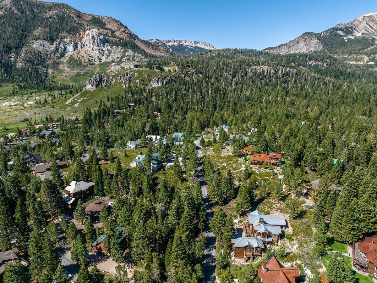 135 Summit Street Mammoth Lakes, CA 93546 - Photo 5 of 15 a view of a houses with a lush green hillside