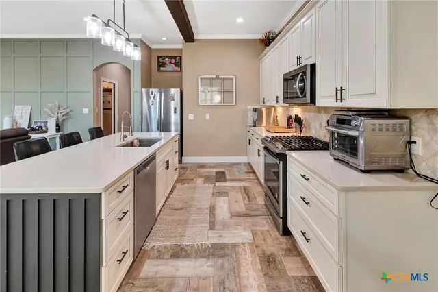a bathroom with a shower curtain and a shower curtain