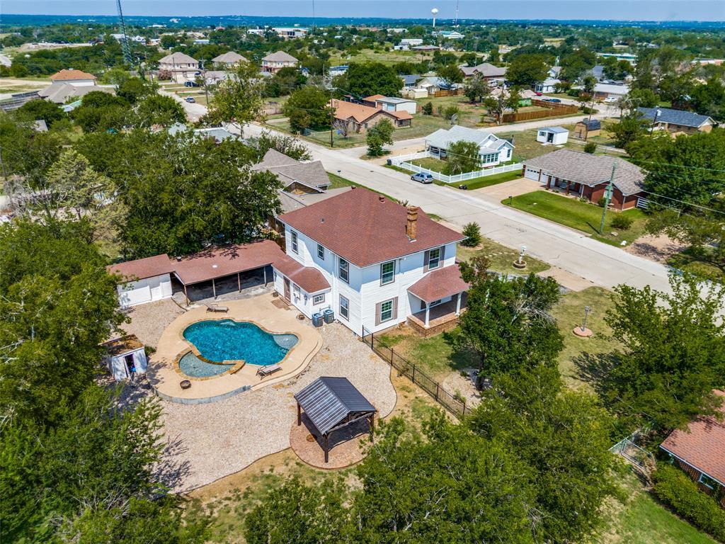 1211 Cherokee Street Weatherford, TX 76086 - Photo 2 of 29 an aerial view of a house with yard swimming pool and outdoor seating