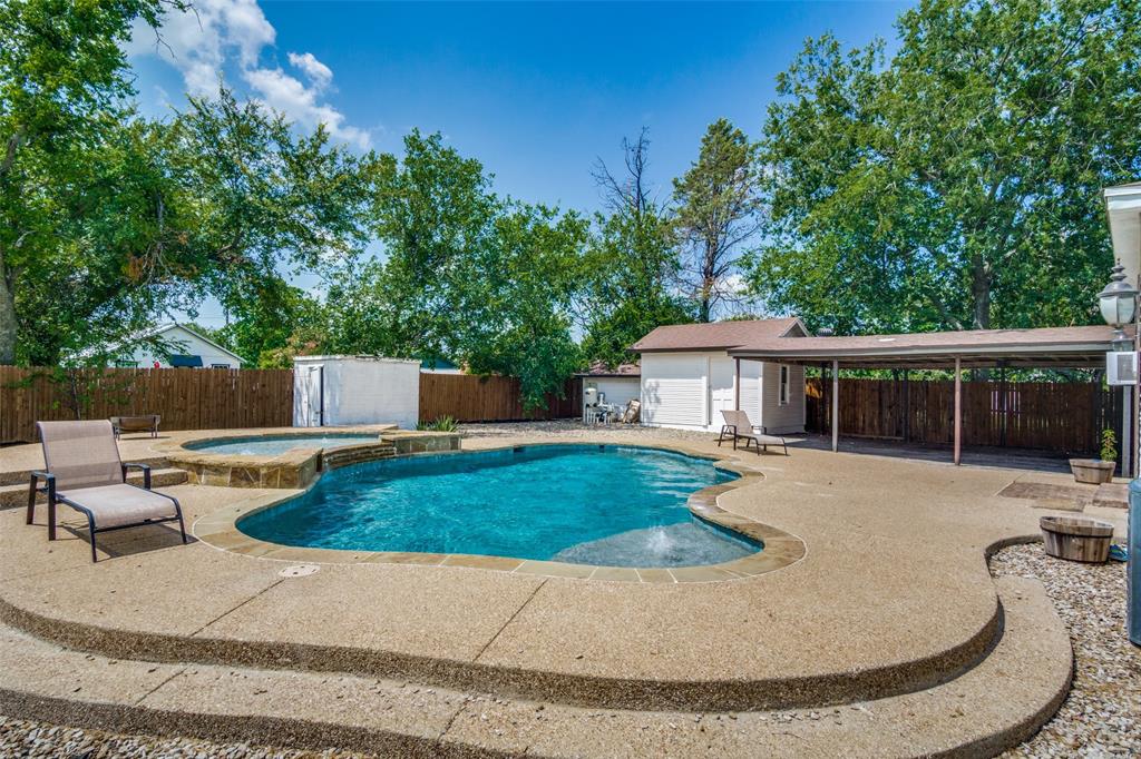 1211 Cherokee Street Weatherford, TX 76086 - Photo 21 of 29 swimming pool view with a seating space