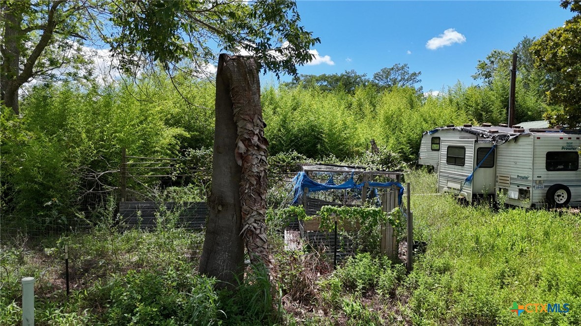 340 Cypress Valley Road Cuero, TX 77954 - Photo 22 of 23 a view of a garden with a house in the background