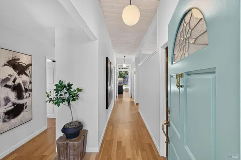 a view of entryway with a potted plant