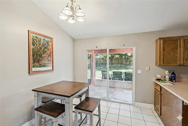 a view of a kitchen area