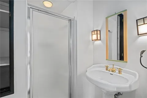 a bed room with a bed and a dresser