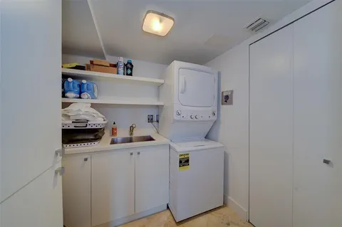 a room with storage and utility