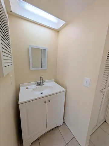 a utility room with a sink
