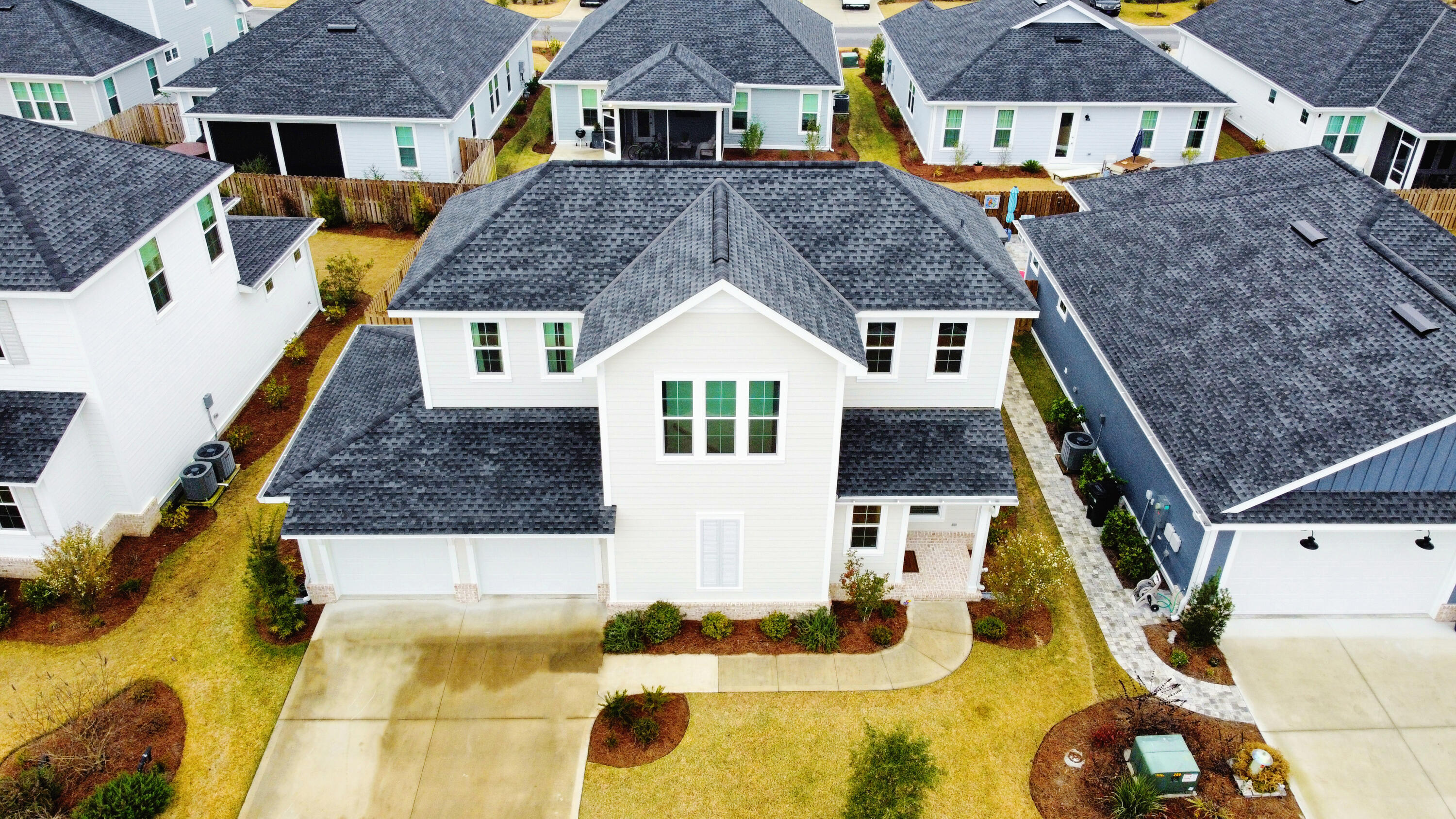 284 Windrow Way Inlet Beach Inlet Beach, FL 32461 - Photo 2 of 41 a aerial view of a house with swimming pool