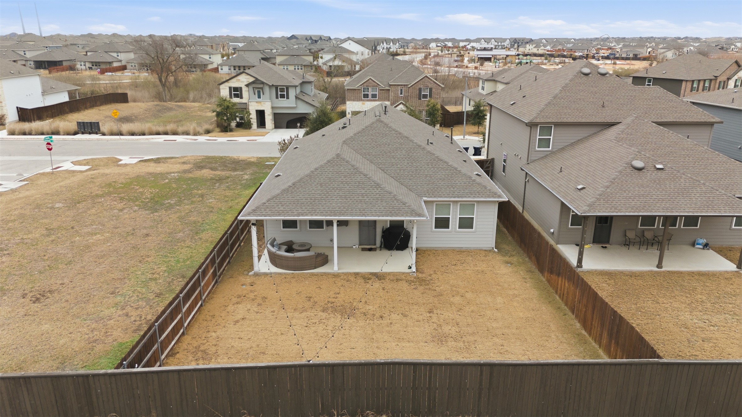 203 Stinchcomb Road Hutto, TX 78634 - Photo 28 of 30 Aerial perspective of suburban area