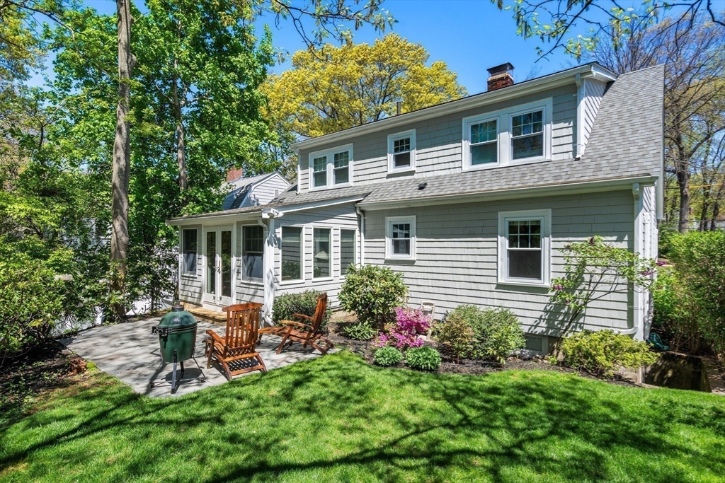 19 Conant Road Brookline, MA 02467 - Photo 16 of 18 a house view with a garden space