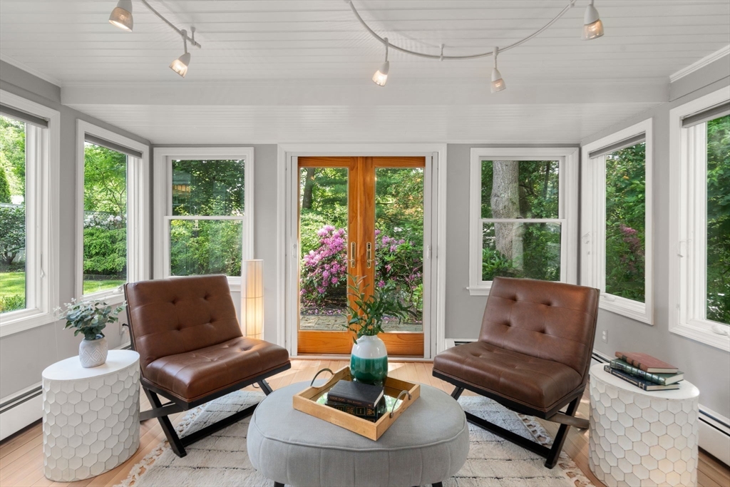 19 Conant Road Brookline, MA 02467 - Photo 8 of 18 a living room with furniture and a large window