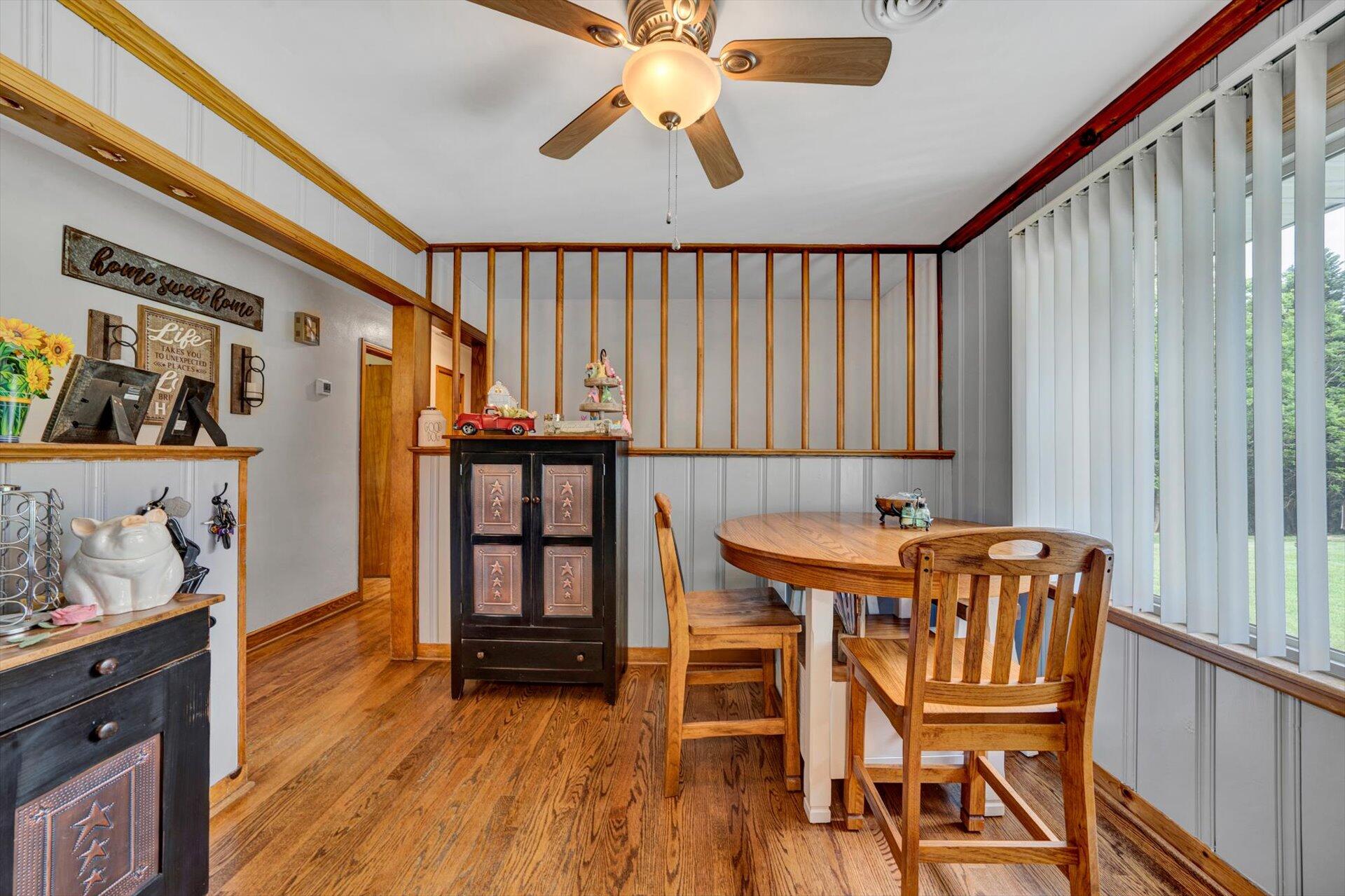 6203 Roberta Road Roanoke, VA 24019 - Photo 10 of 28 a view of a dining room with furniture and chandelier