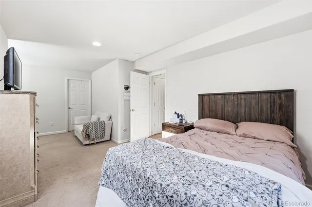 a room with lots of wooden furniture