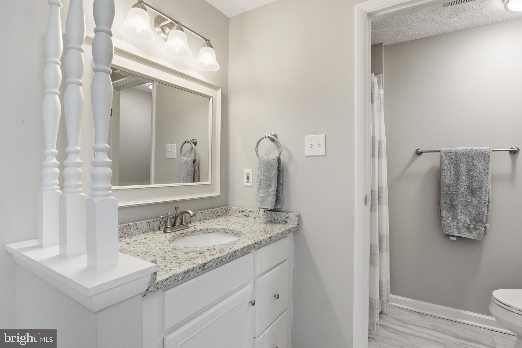 8033 Orange Plank Road Springfield, VA 22153 - Photo 9 of 26 Full master bathroom with granite vanity