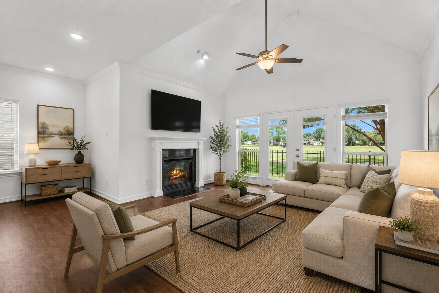 7635 Ameswood Road Houston, TX 77095 - Photo 6 of 39 Sun drenched family room. Digitally staged.