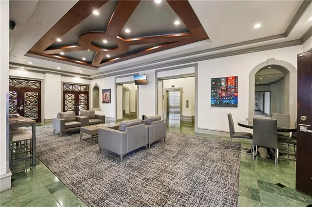 a very nice looking room with a large window