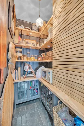 a view of a balcony with city view