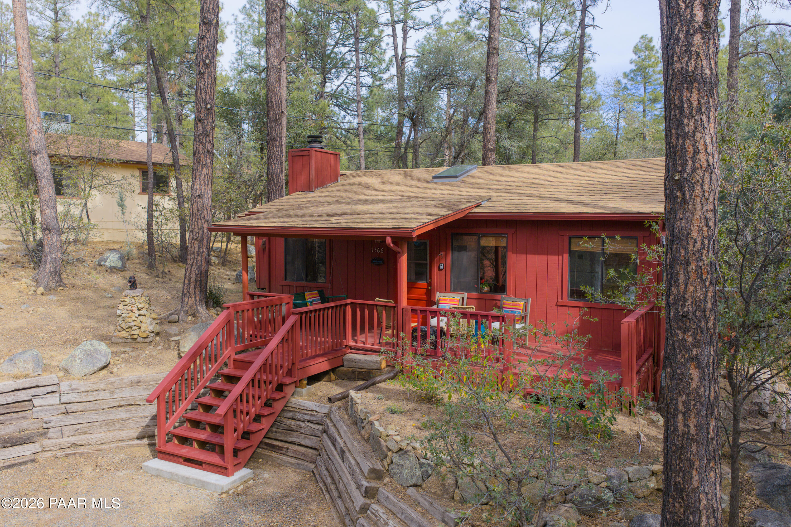 1366 West Mica Road Prescott, AZ 86303 - Photo 29 of 34 Aerial Front View 2