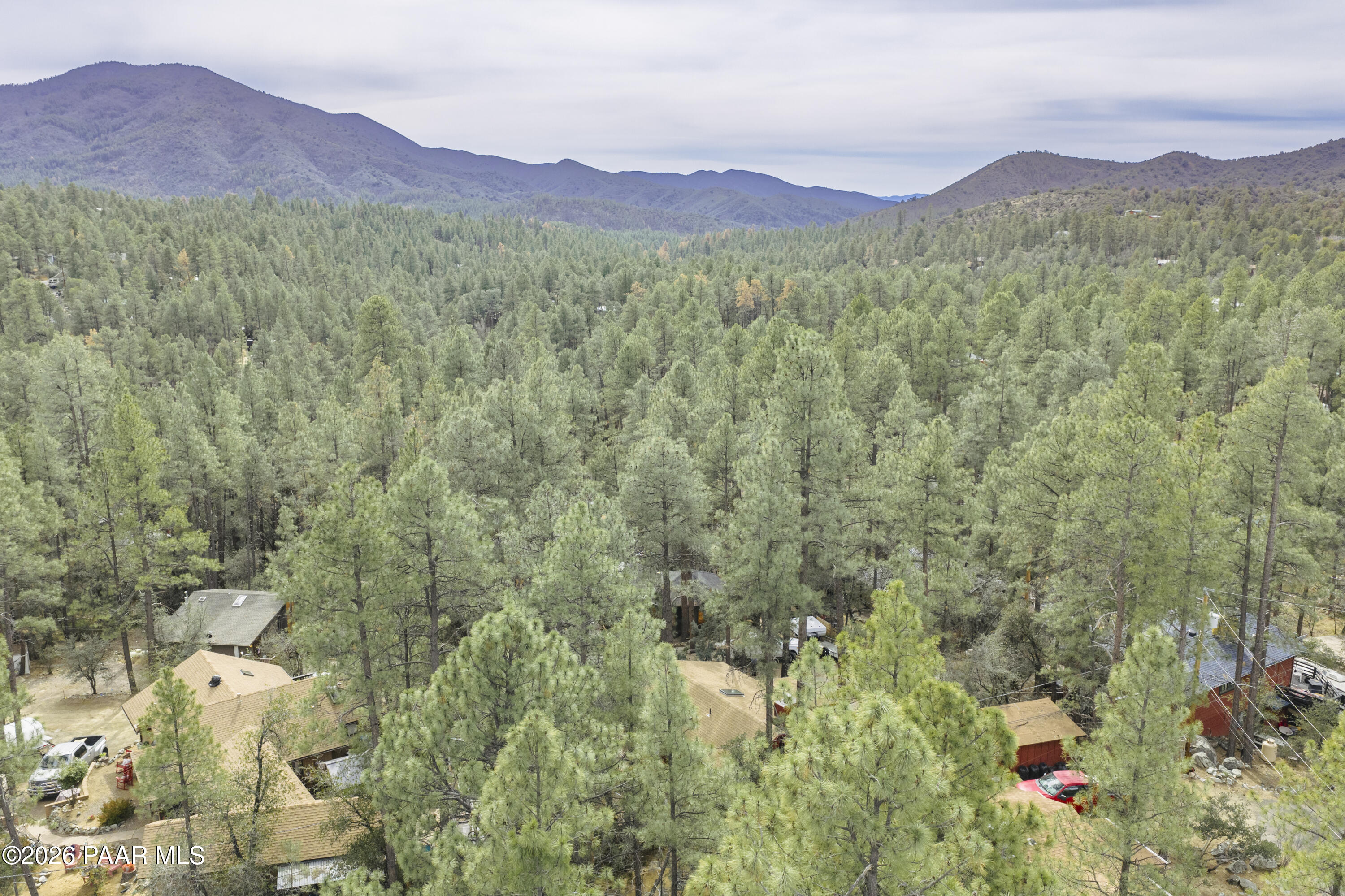 1366 West Mica Road Prescott, AZ 86303 - Photo 34 of 34 Aerial Overview No Lines 3