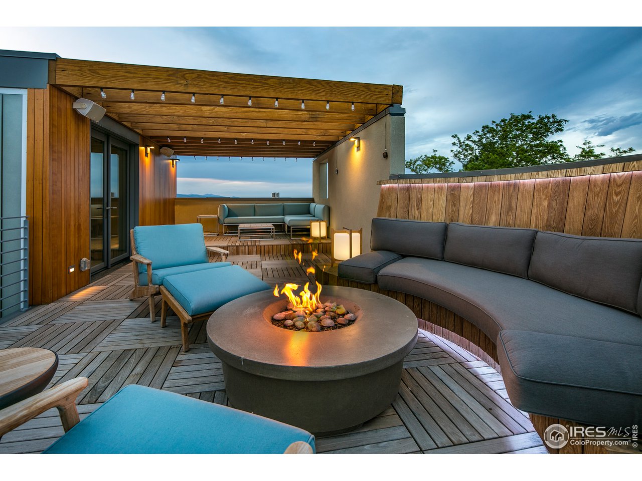 2235 Vassar Drive Boulder, CO 80305 - Photo 28 of 40 a living room with furniture and a fireplace