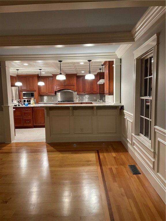8025 Post Road North Kingstown, RI 02852 - Photo 2 of 8 Gathering room looking into cherry kitchen