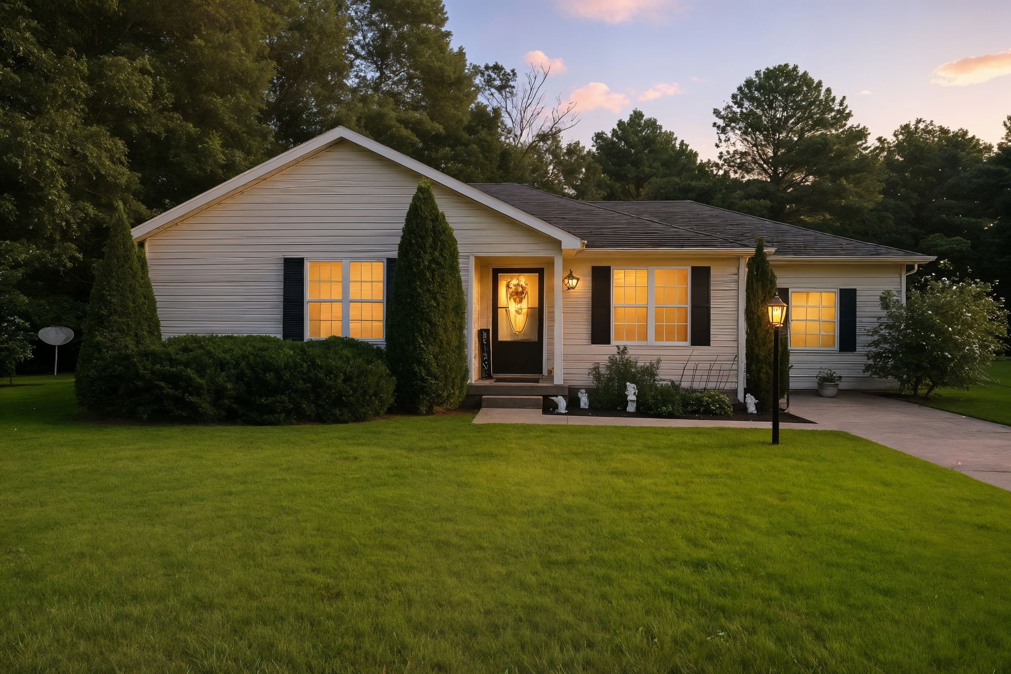 6455 Primm Springs Road Lyles, TN 37098 - Photo 3 of 30 a view of a house with a yard and potted plants