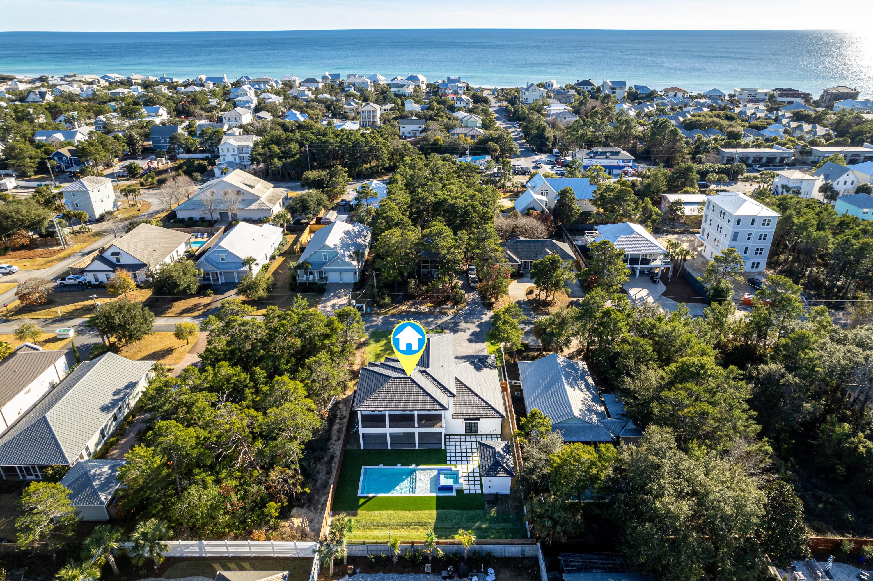 63 Maple Street Santa Rosa Beach, FL 32459 - Photo 75 of 88 an aerial view of multiple house