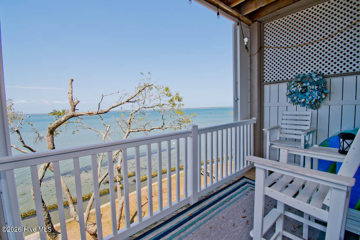 1700 Salter Path Road, Unit 202R Indian Beach, NC 28512 - Photo 3 of 41 Porch view to the east.