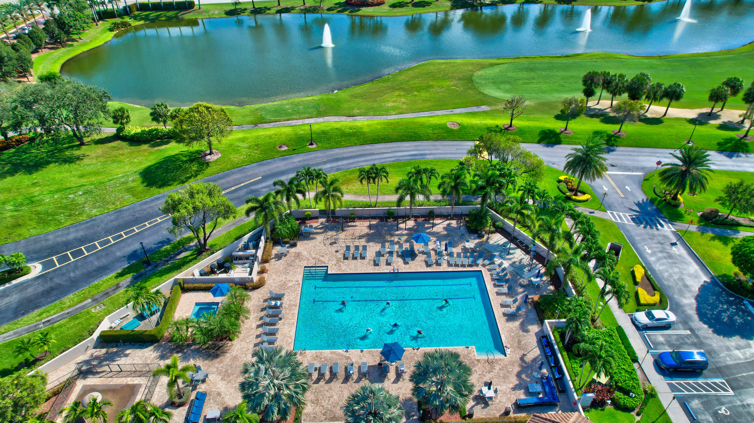 7613 Cinebar Drive Boca Raton, FL 33433 - Photo 44 of 46 CLUB RESORT POOL
