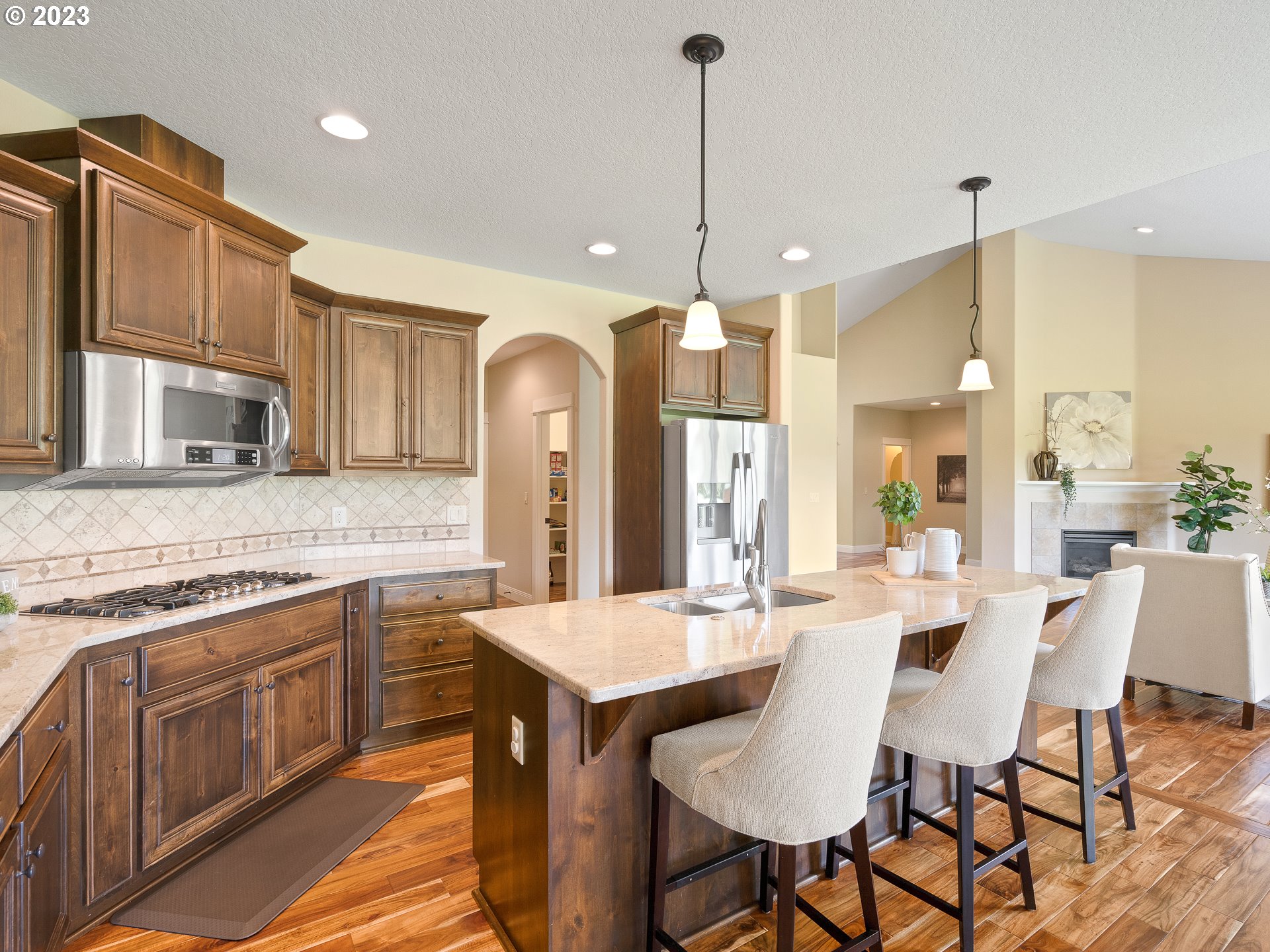 13920 Southeast Richey Road Boring, OR 97009 - Photo 11 of 42 a large kitchen with a table and chairs