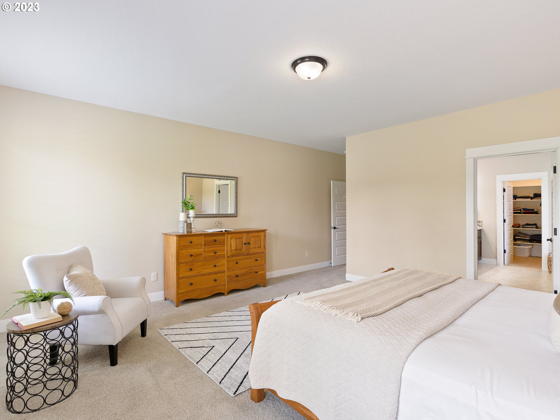 13920 Southeast Richey Road Boring, OR 97009 - Photo 20 of 42 a bedroom with a bed and a couch
